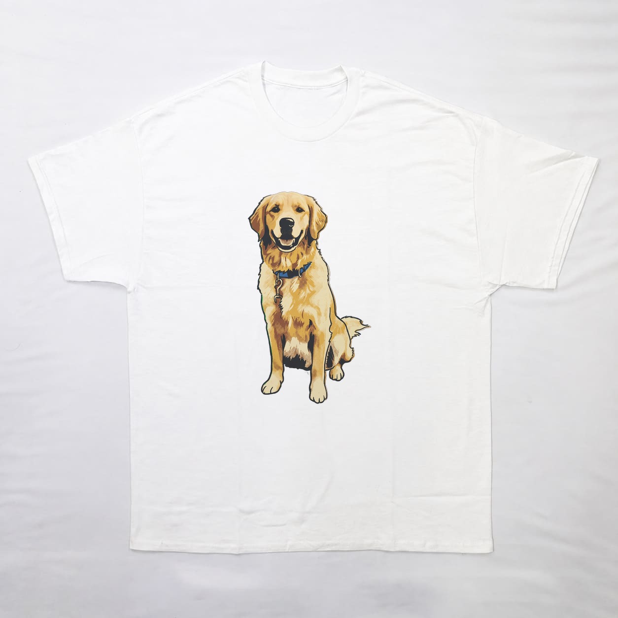 ヴィンテージプリントTシャツの正面イメージ(ホワイト)